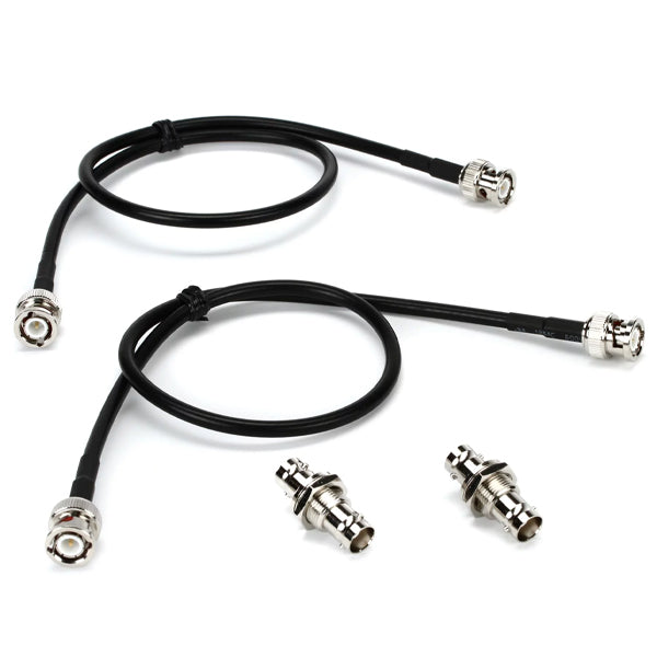 Sennheiser GA 2-XSW 2 Front Antenna Extension Cables Mount Kit with BNC Bulkhead for EM-XSW Receiver (Pair)