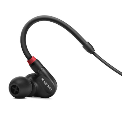 Sennheiser IE 100 PRO In Ear Monitors Headphones Mic SYS 10 Dynamic Transducer Detachable Cable Microphone with Pouch Bag (IE100PRO)