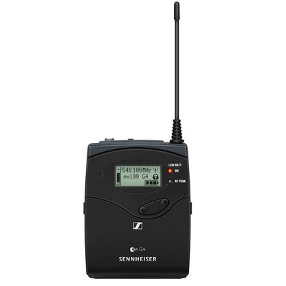 Sennheiser SK 100 G4 Wireless Bodypack Transmitter Infrared Sync, Charging Contacts, Cable Emulation, and RF Mute (SK100G4)