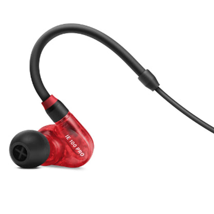 Sennheiser IE 100 PRO In Ear Monitors Headphones Mic SYS 10 Dynamic Transducer Detachable Cable Microphone with Pouch Bag (IE100PRO)