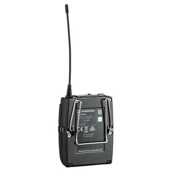 Sennheiser SK 100 G4 Wireless Bodypack Transmitter Infrared Sync, Charging Contacts, Cable Emulation, and RF Mute (SK100G4)