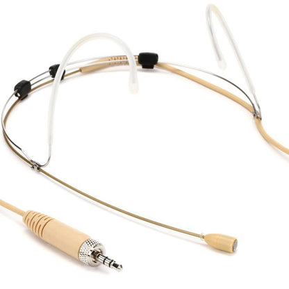 Sennheiser HSP Essential Omni Omnidriectional Headset Microphone with 20Hz-20kHz Pickup and Integrated 4.25 Inch Cable with 3.5mm Connector - Black