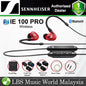 Sennheiser IE 100 PRO Wireless In Ear Monitors Headphones Mic SYS 10 Dynamic Transducer Detachable Cable Microphone with Bluetooth and Pouch Bag (IE100PRO)