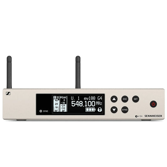 Sennheiser EM 100 G4 True Diversity Wireless Rack Receiver with Wireless Transmitter Sync (EM100G4)