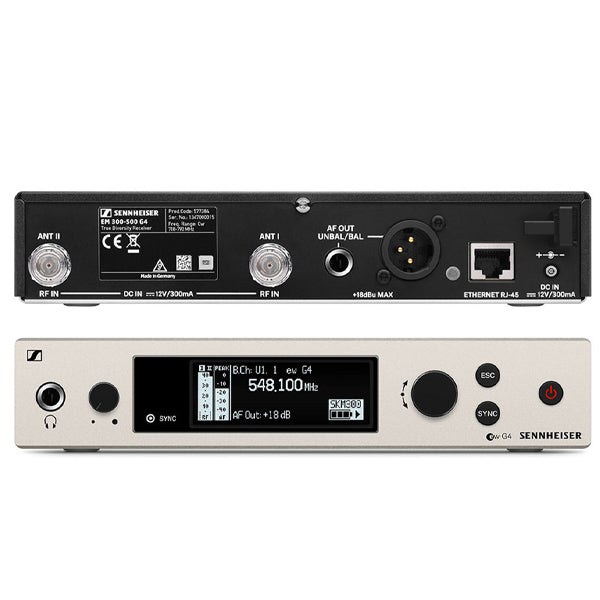 Sennheiser EW 300 G4-ME2-RC Wireless Lavalier Microphone System with Me 2 Clip On Mic and Hardcase (EW300ME2RC)