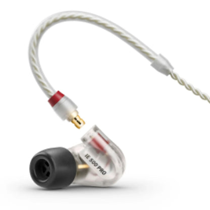 Sennheiser IE 500 PRO Monitor In Ear Earphones SYS 7 Dynamic Transducer and Detachable Clear Twisted Cable with Soft Case (IE500PR0)