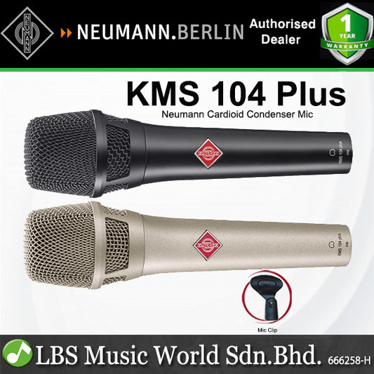 Sennheiser KMS 104 Plus Neumann Cardioid Condenser Mic Handheld Vocal Microphone (KMS104Plus)