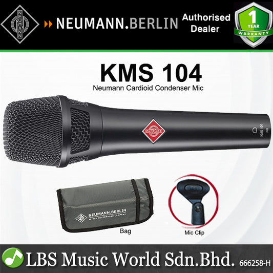 Sennheiser KMS 104 Neumann Cardioid Condenser Mic Handheld Vocal Microphone (KMS104)