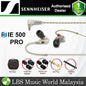 Sennheiser IE 500 PRO Monitor In Ear Earphones SYS 7 Dynamic Transducer and Detachable Clear Twisted Cable with Soft Case (IE500PR0)