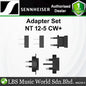 Sennheiser Adapter Set NT 12-5 CW+ Full Prong Set for EW-D EM Receivers (NT12-5CW+)