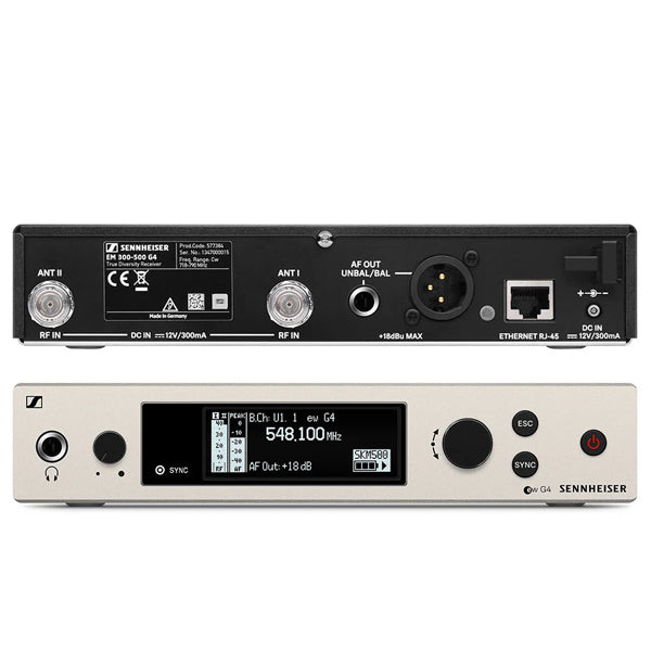 Sennheiser EW 500 G4-MKE2 Wireless Lavalier Microphone System with Accesories and Hardcase (EW500G4MKE2)