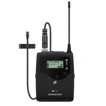 Sennheiser EW 500 G4-MKE2 Wireless Lavalier Microphone System with Accesories and Hardcase (EW500G4MKE2)