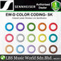 Sennheiser EW-D Color Coding Labels Wireless Link Identification for Evolution Wireless Digital Receivers and Transmitters