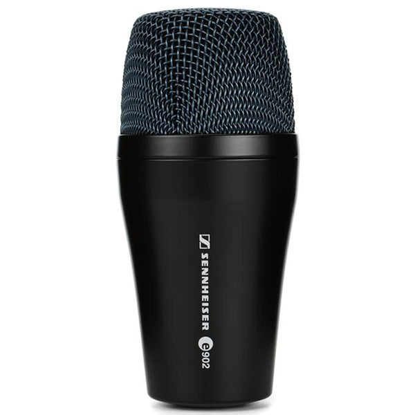 Sennheiser e 902 Dynamic Cardioid Bass Instrument Mic Kick Drum Microphone with Integral Stand Mount and Bag (e902)
