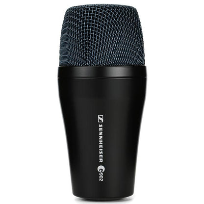 Sennheiser e 902 Dynamic Cardioid Bass Instrument Mic Kick Drum Microphone with Integral Stand Mount and Bag (e902)