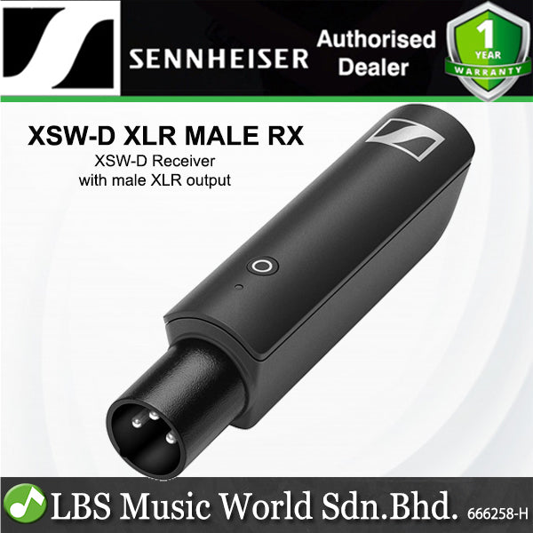 Sennheiser XSW-D Receiver Plug and Play Digital Wireless Instrument RX (XSWD)