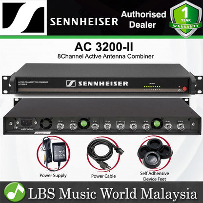 Sennheiser AC 3200-II Active 8 Channel 1 Antenna Combiner For 8 Transmitter (AC3200II)