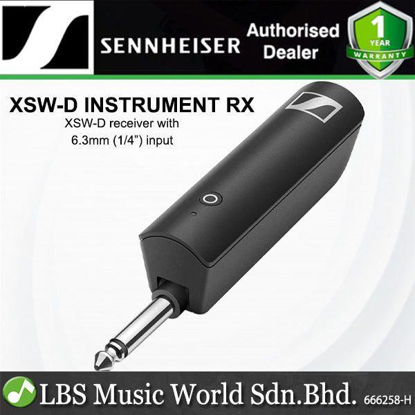 Sennheiser XSW-D Receiver Plug and Play Digital Wireless Instrument RX (XSWD)
