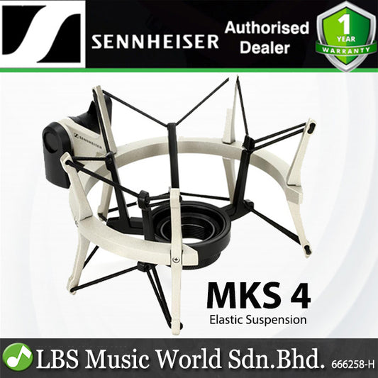 Sennheiser MKS 4 Elastic Open Ring Shockmount Mic for MK4 Microphone (MKS4)