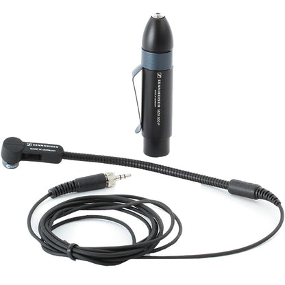 Sennheiser e 908 B Small Diaphragm Condenser Mic Gooseneck Clip On Microphone for Brass Instruments with Bag (e908B)