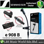 Sennheiser e 908 B Small Diaphragm Condenser Mic Gooseneck Clip On Microphone for Brass Instruments with Bag (e908B)