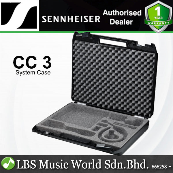 Sennheiser CC 3 Carrying Case for EW G3 and G4 Evolution Wireless Microphone Components (CC3)