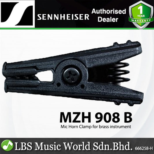 Sennheiser MZH 908 B Robust Microphone Horn Clamp  Brass Instrument for  e608, e908 Mic (MZH908B)