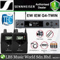 Sennheiser EW IEM G4-TWIN Double Wireless In Ear Monitoring System for Profesional Live Sound Applications with Hardcase(G4 Twin)