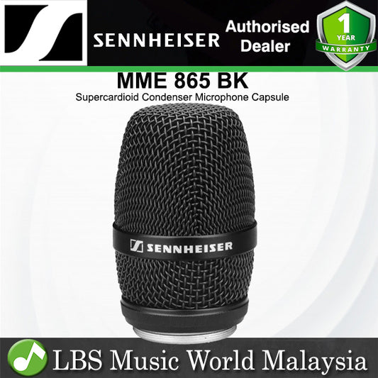 Sennheiser MME 865 BK Supercardioid Condenser Microphone Capsule for G3 or SKM2000 Wireless Handheld Transmitters (MME865BK)