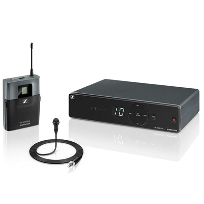 Sennheiser XSW 1-ME2 Wireless Lavalier Microphone System with ME2 Lavalier Mic, SK-XSW Bodypack Transmitter and EM-XSW 1 Receiver (XSW1ME2)