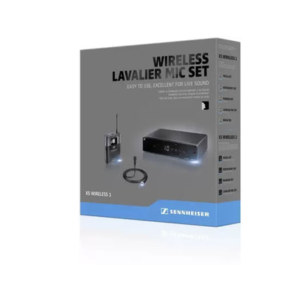 Sennheiser XSW 1-ME2 Wireless Lavalier Microphone System with ME2 Lavalier Mic, SK-XSW Bodypack Transmitter and EM-XSW 1 Receiver (XSW1ME2)
