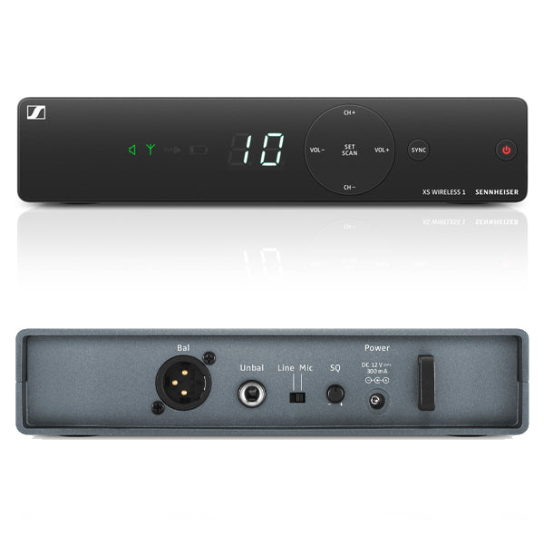 Sennheiser XSW 1-ME3 Wireless Headworn Microphone System with ME3 Headset Mic, SK-XSW Bodypack Transmitter and  EM-XSW 1 Receiver (XSW1ME3)