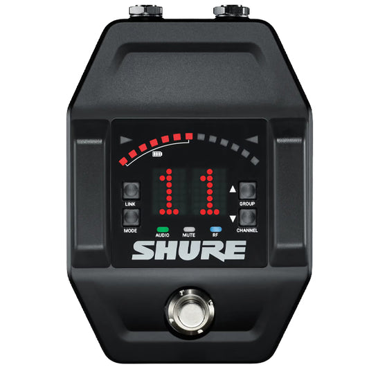 Shure GLXD16+ Digital Wireless Guitar Pedal System with WA305 Guitar Cable