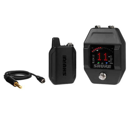Shure GLXD16+ Digital Wireless Guitar Pedal System with WA305 Guitar Cable