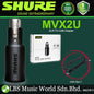 Shure MVX2U XLR to USB Digital Audio Interface Streaming Adapter with Headphone Output