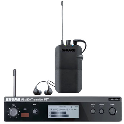Shure P3TR112GR PSM300 Wireless In Ear Monitoring Set with SE112 Earphone