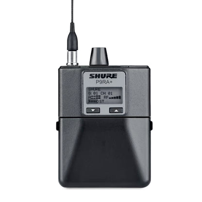 Shure P9RA+ Stereo Wireless Bodypack Receiver for PSM900 Personal Monitor System