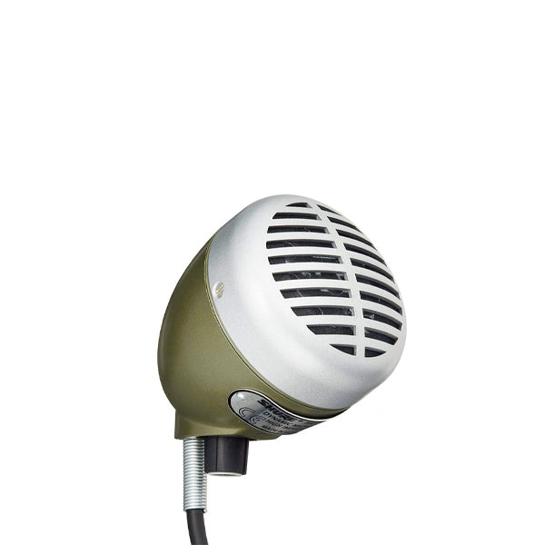 Shure 520DX Bullet Green Dynamic Microphone for Harmonica Wired