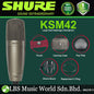 Shure KSM42 Large Dual Diaphragm Side Address Mic Condenser Vocal Microphone
