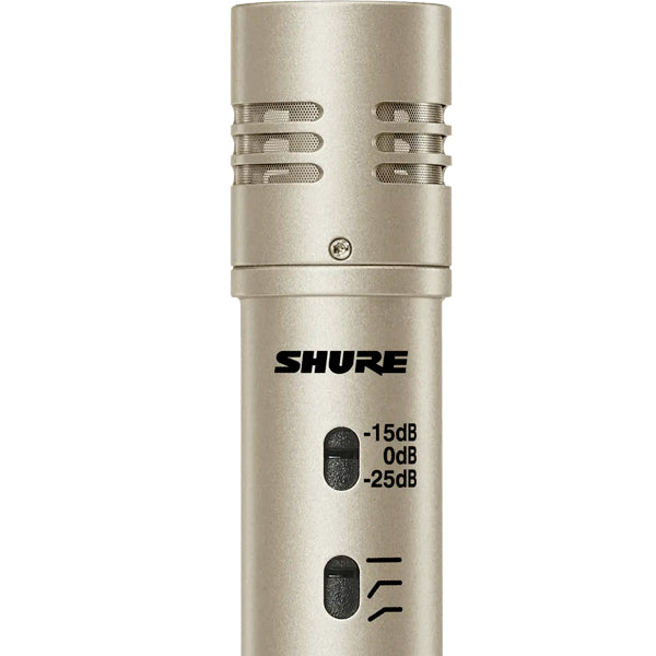 Shure KSM137 End Address Cardioid Condenser Microphone Small Diaphragm Mic - Pair