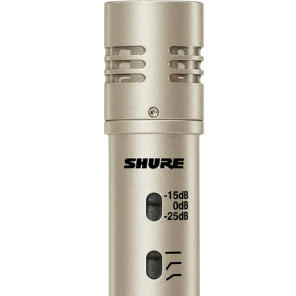 Shure KSM137 End Address Cardioid Condenser Microphone Small Diaphragm Mic - Pair