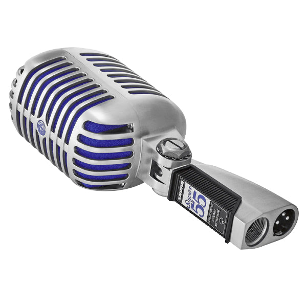 Shure Super 55 Deluxe Supercardioid Dynamic Vocal Microphone Vintage Style Mic