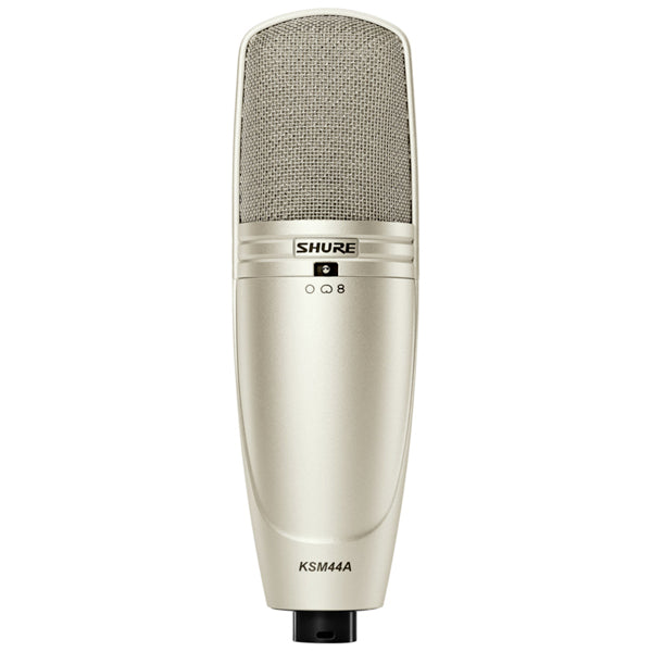 Shure KSM44A Multi Pattern Large Dual Mic Diaphragm Side Address Condenser Microphone
