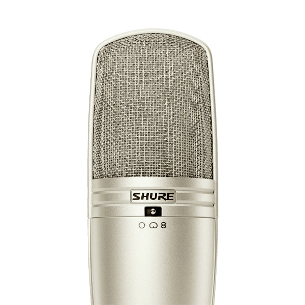 Shure KSM44A Multi Pattern Large Dual Mic Diaphragm Side Address Condenser Microphone