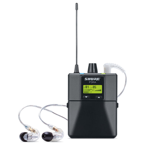 Shure P3TRA215CL Wireless Personal Monitor System Set with SE215 Earphone