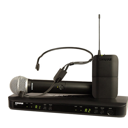 Shure BLX1288/P31 Wireless Combo System with PG58 Handheld Microphone and PGA31 Headset Mic (BLX1288 P31)