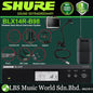 Shure BLX14R/B98 Wireless Rack Mount Instrument System with Beta 98H/C Clip-on Gooseneck Microphone (BLX14RB98 BLX14R B98)