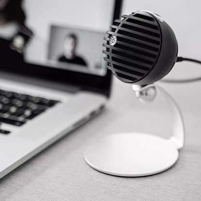 Shure MV5C Cardioid Condenser Microphone for Mac and Windows with Desk Mount Mic Stand (MV5 C)