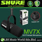 Shure MV7X XLR Dynamic Cardioid Podcast Microphone with Voice Isolation Mic Technology (MV7 X)