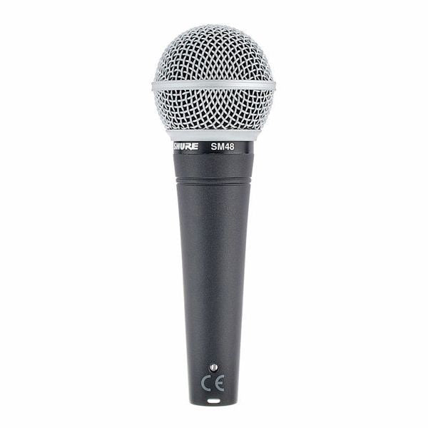 Shure SM48 Cardioid Dynamic Handheld Mic Vocal Microphone with Built-in Pop Filter